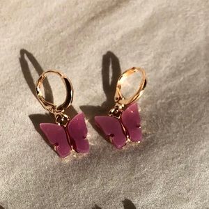 Dainty Butterfly Earrings